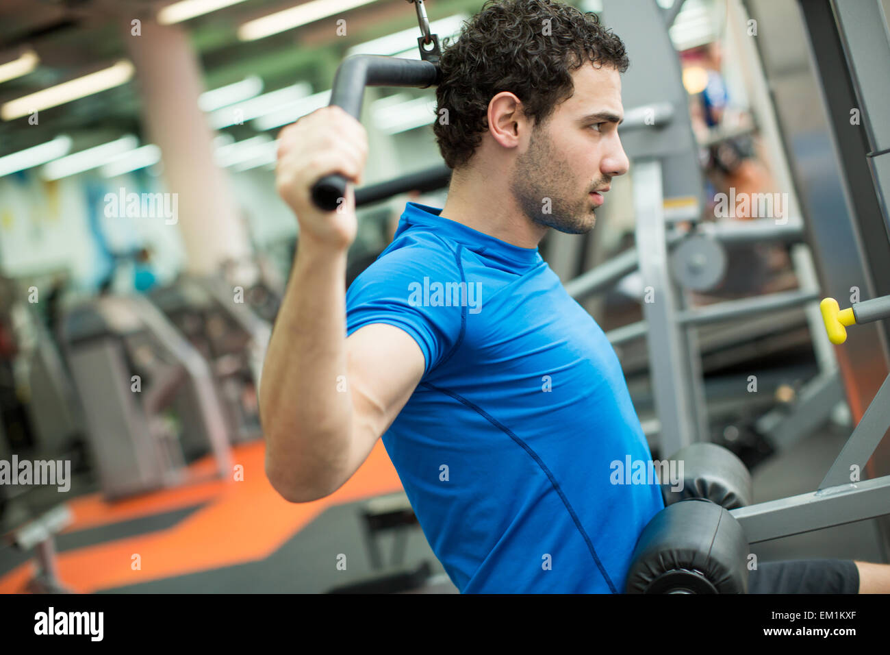 Handsome muscular fit young man hi-res stock photography and images - Alamy