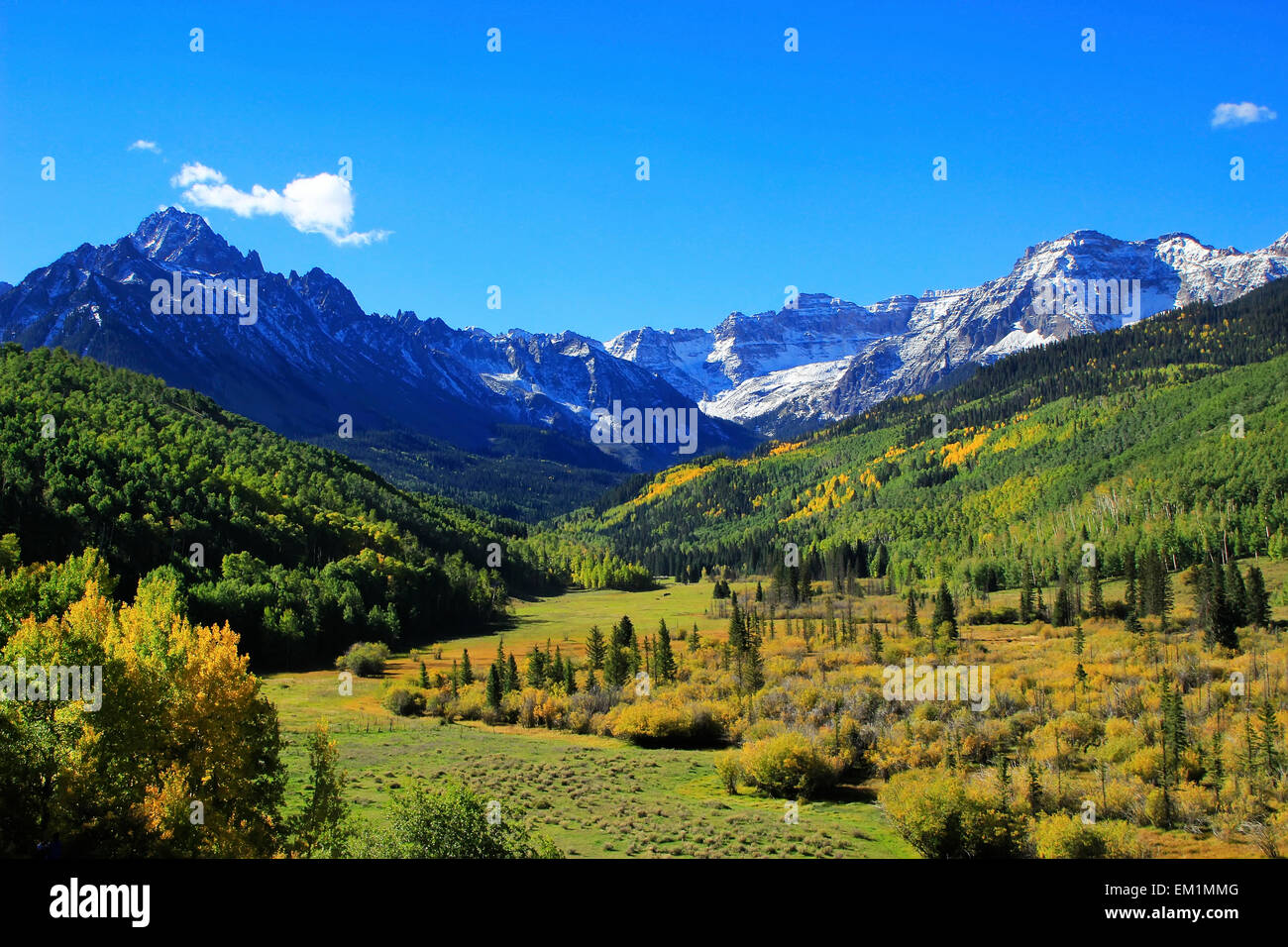 Mount Sneffels Range, Colorado, USA Stock Photo