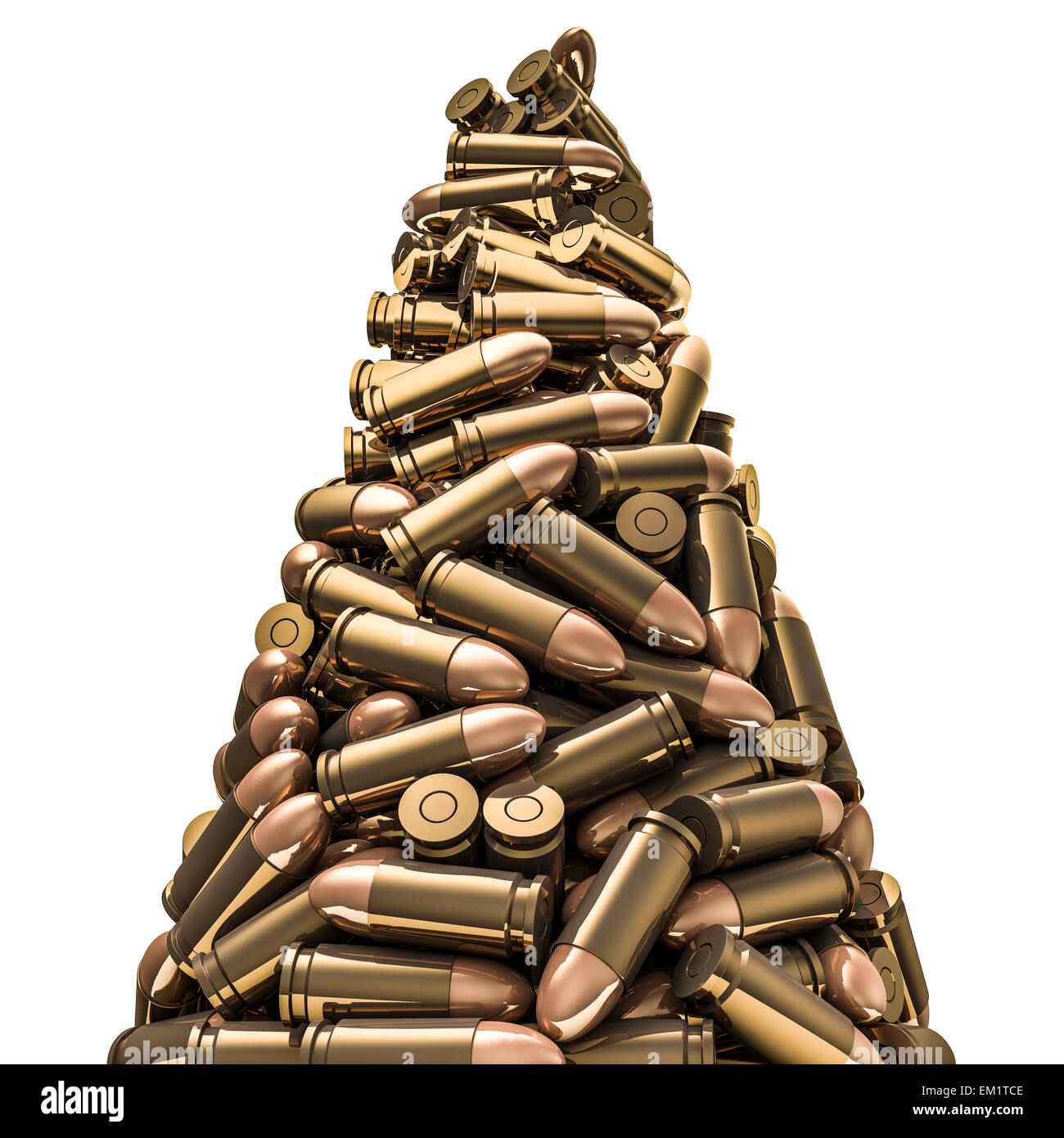 гора патронов