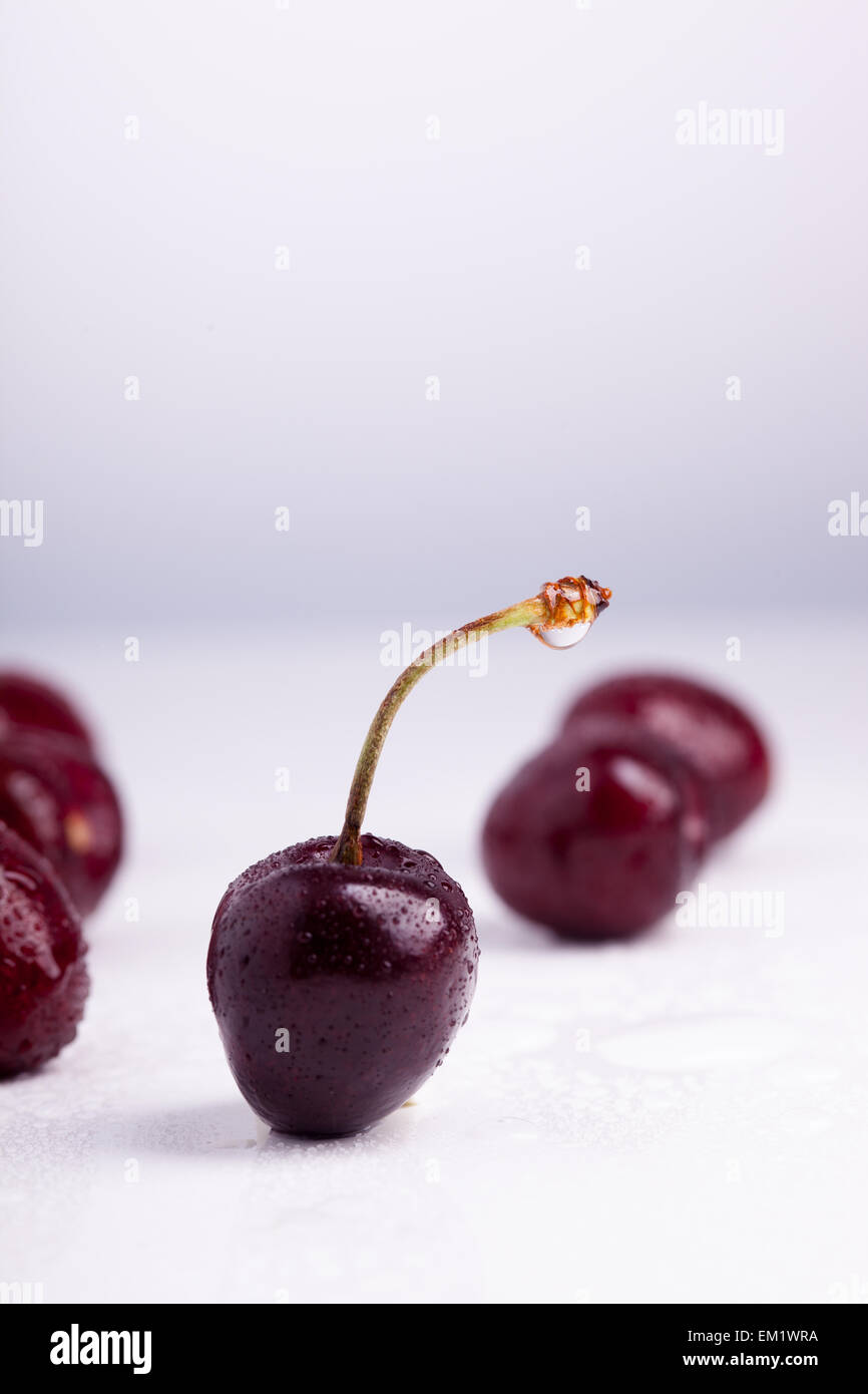 Dark red cherry hi-res stock photography and images - Alamy