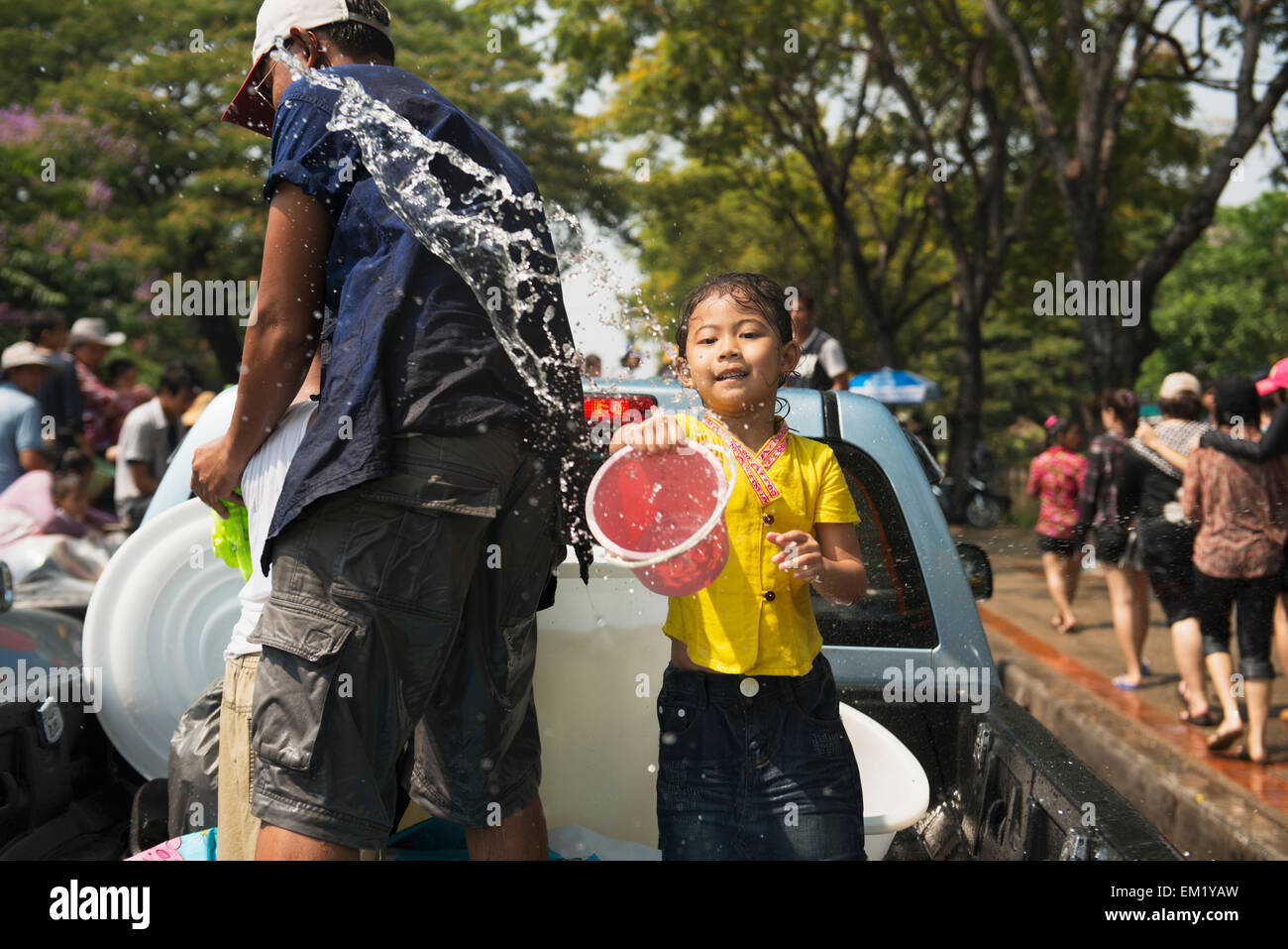 Songkraan Festival; Chiang Mai, Thailand Stock Photo