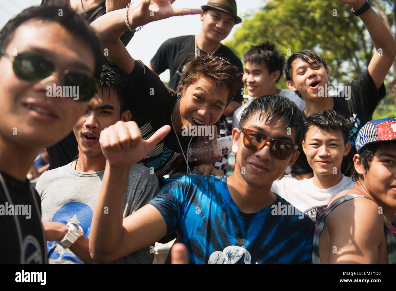 Songkraan Festival; Chiang Mai, Thailand Stock Photo