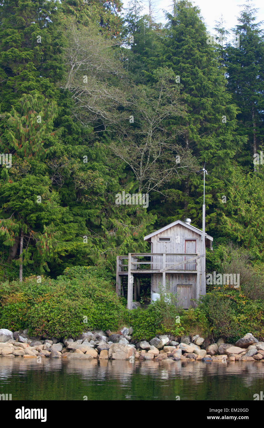 A Small Cabin Near Hot Spring Cove In Clayoquot Sound Near Tofino