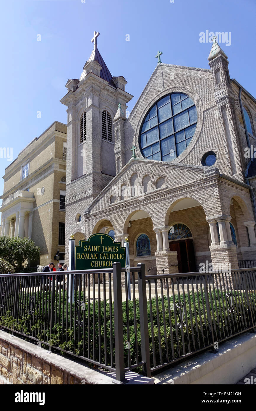 Red Bank, Middlesex County, New Jersey. St. James Roman Catholic Church  Stock Photo - Alamy