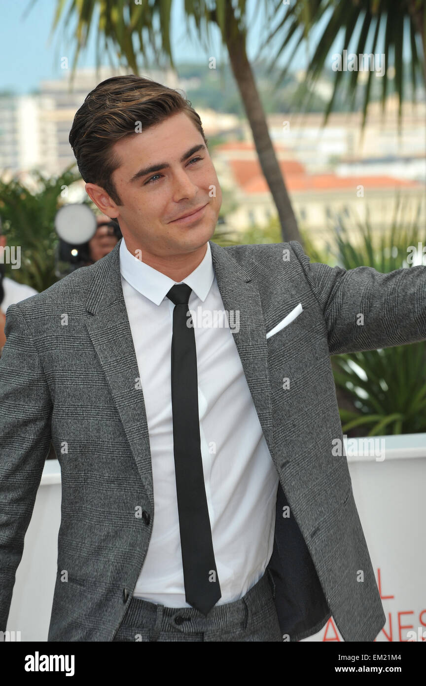CANNES, FRANCE - MAY 24, 2012: Zac Efron at the photocall for 'The Paperboy' in Cannes. May 24, 2012 Cannes, France Stock Photo