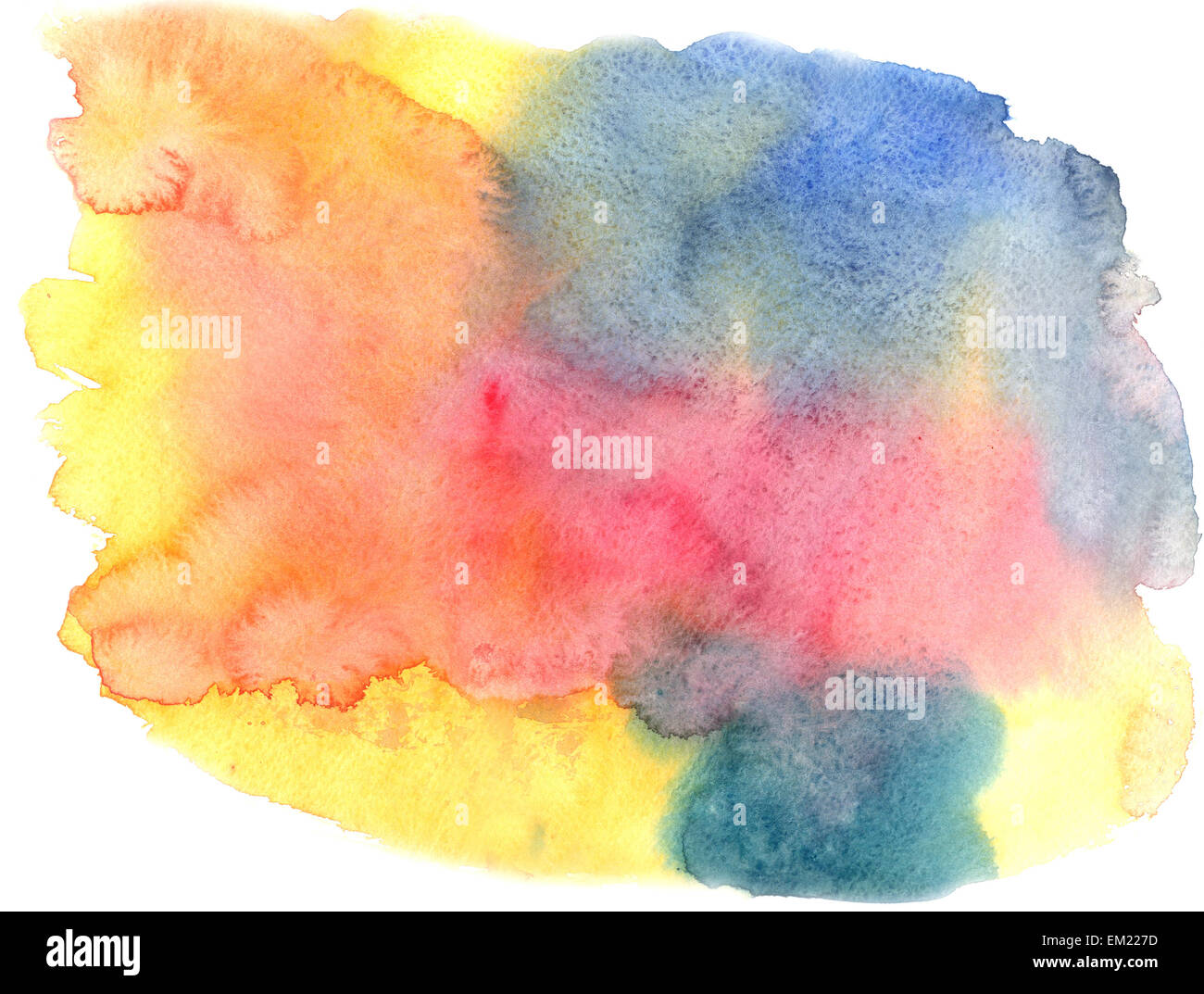 Watercolor background and Abstract art hand paint Stock Photo - Alamy