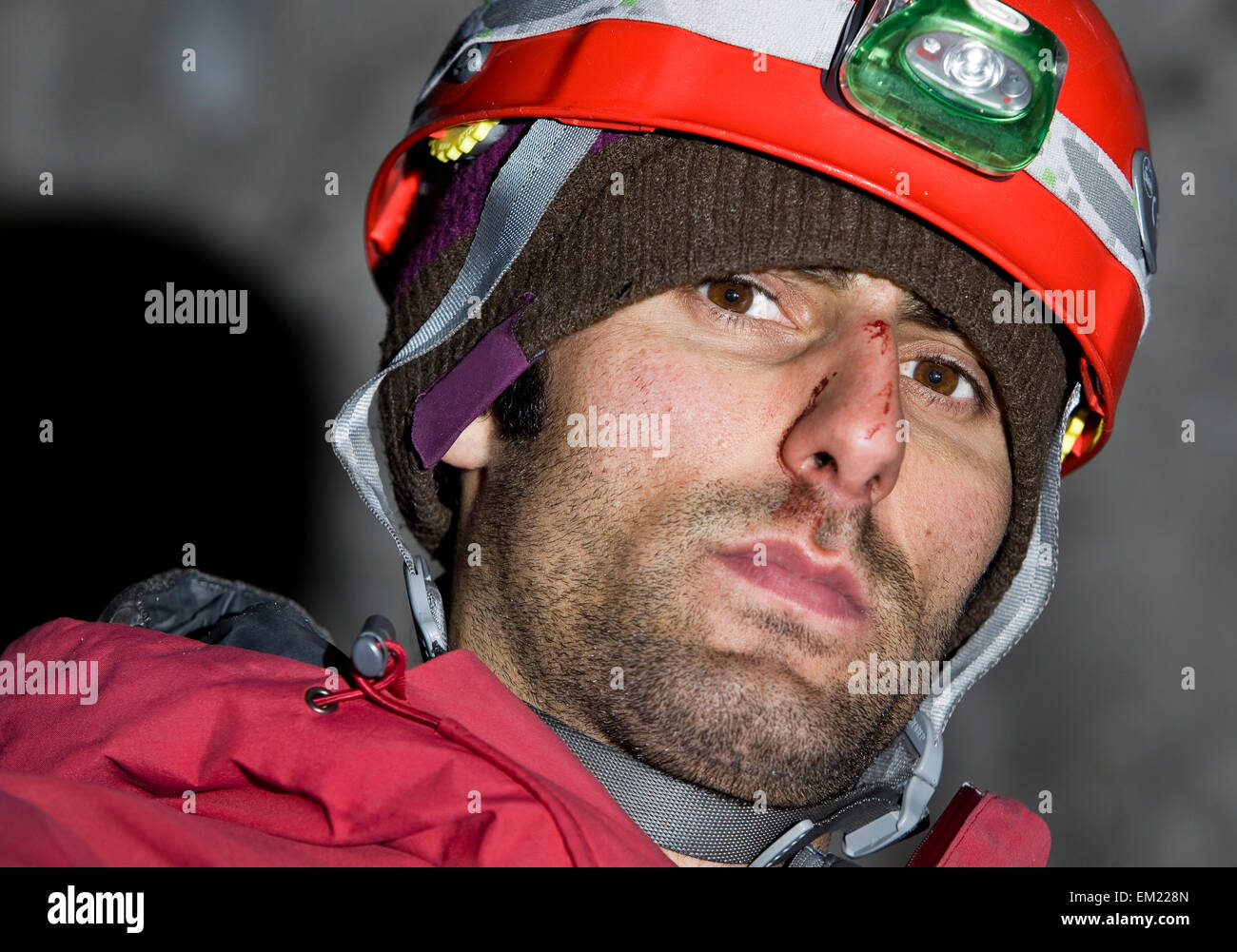 Ice portrait climber hi-res stock photography and images - Alamy