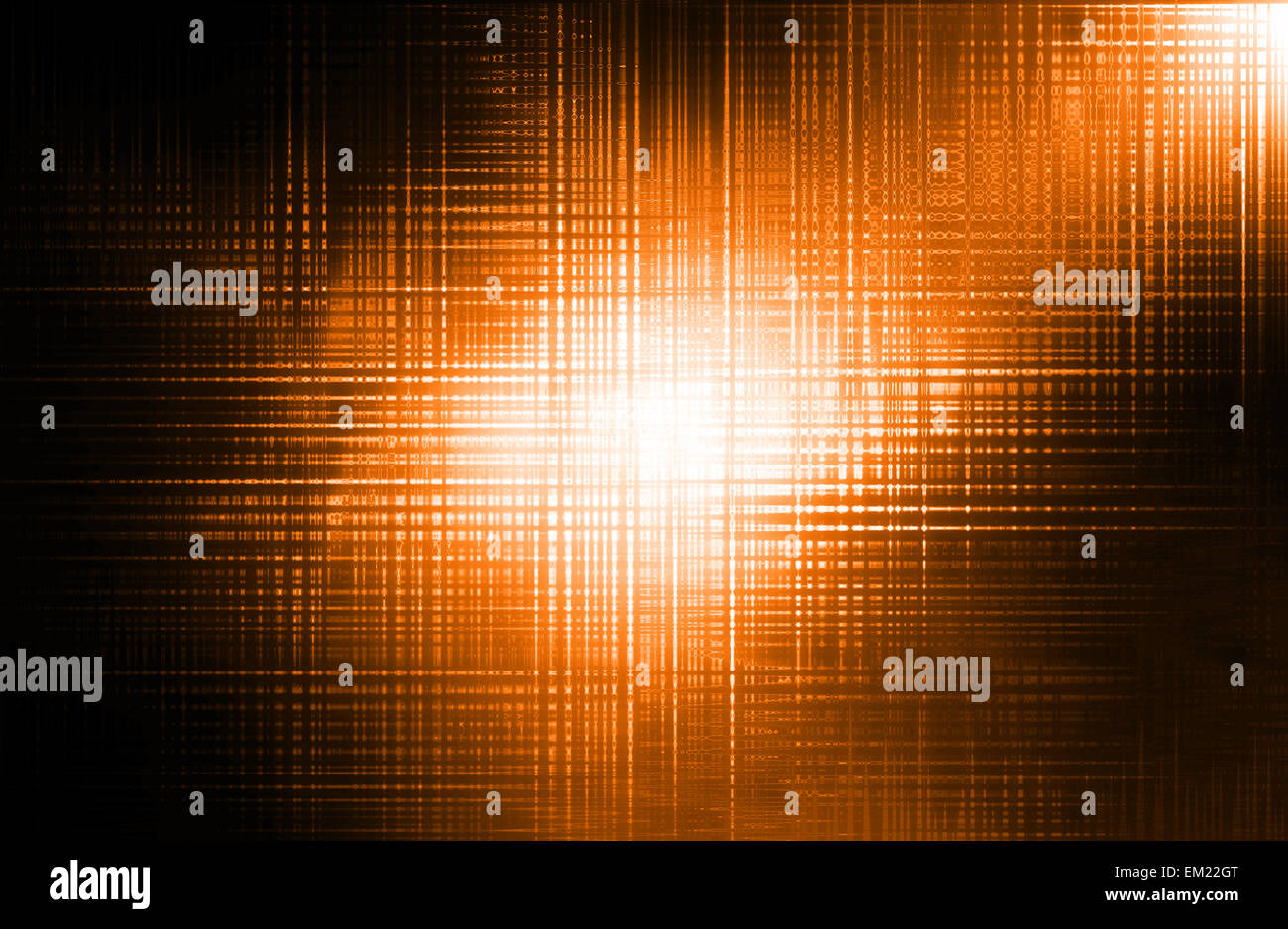 abstract orange futuristic stripe background design with lights Stock ...