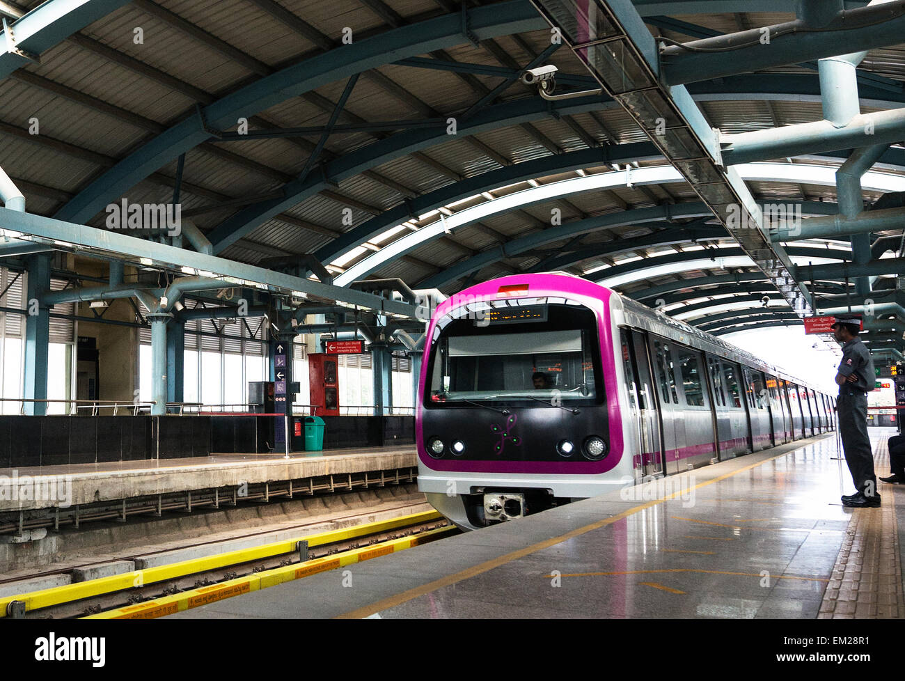 Bangalore metro system Stock Photo - Alamy