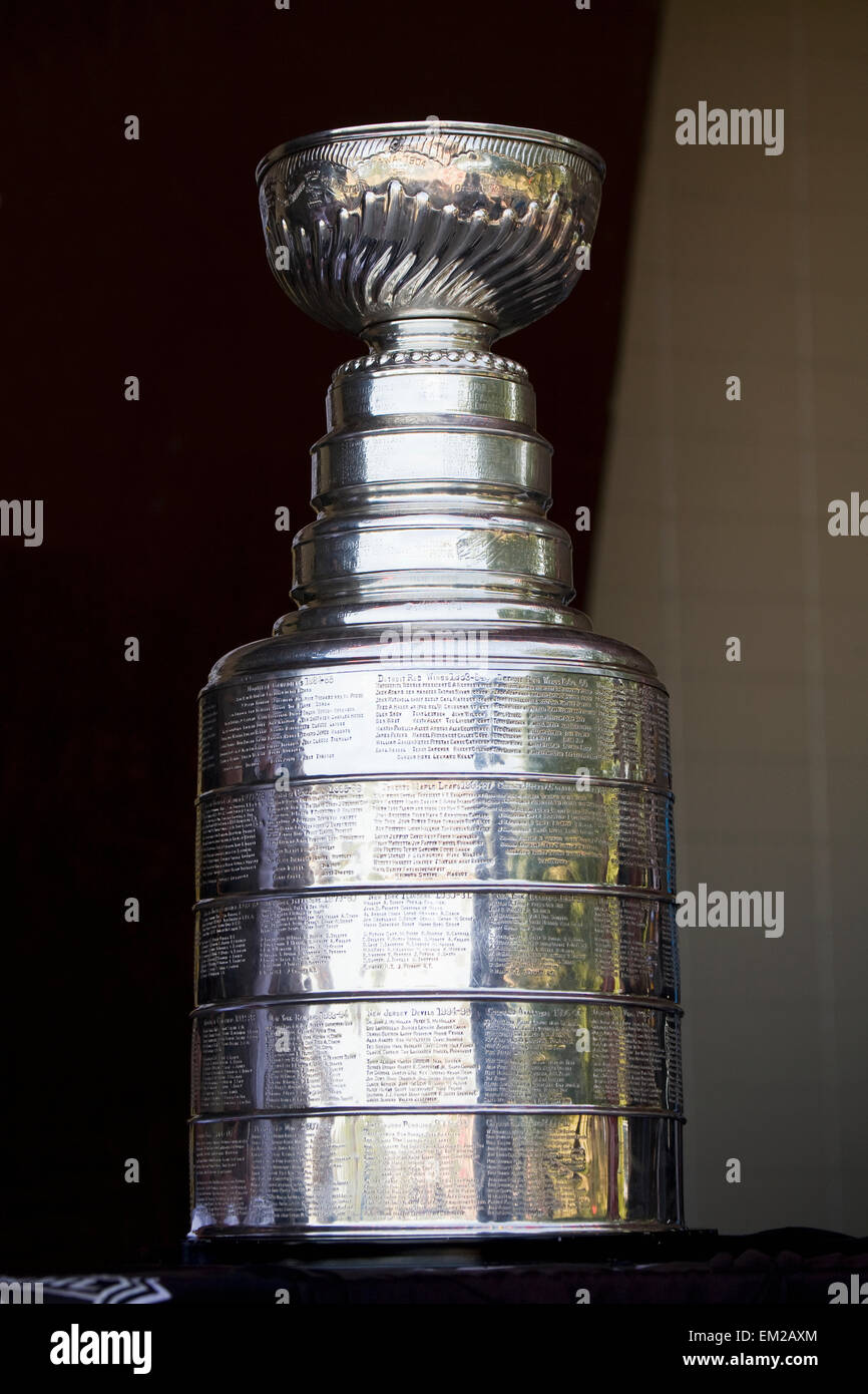 The Stanley Cup; Port Colborne Ontario Canada Stock Photo