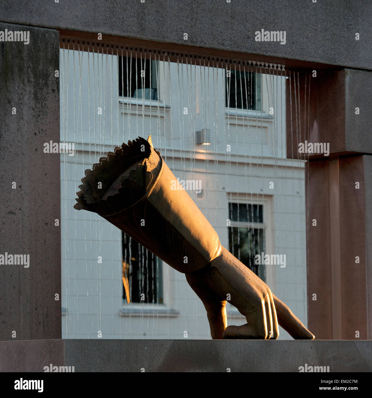 Sculpture Of The Hand Of King Christian Iv; Oslo Norway Stock Photo - Alamy