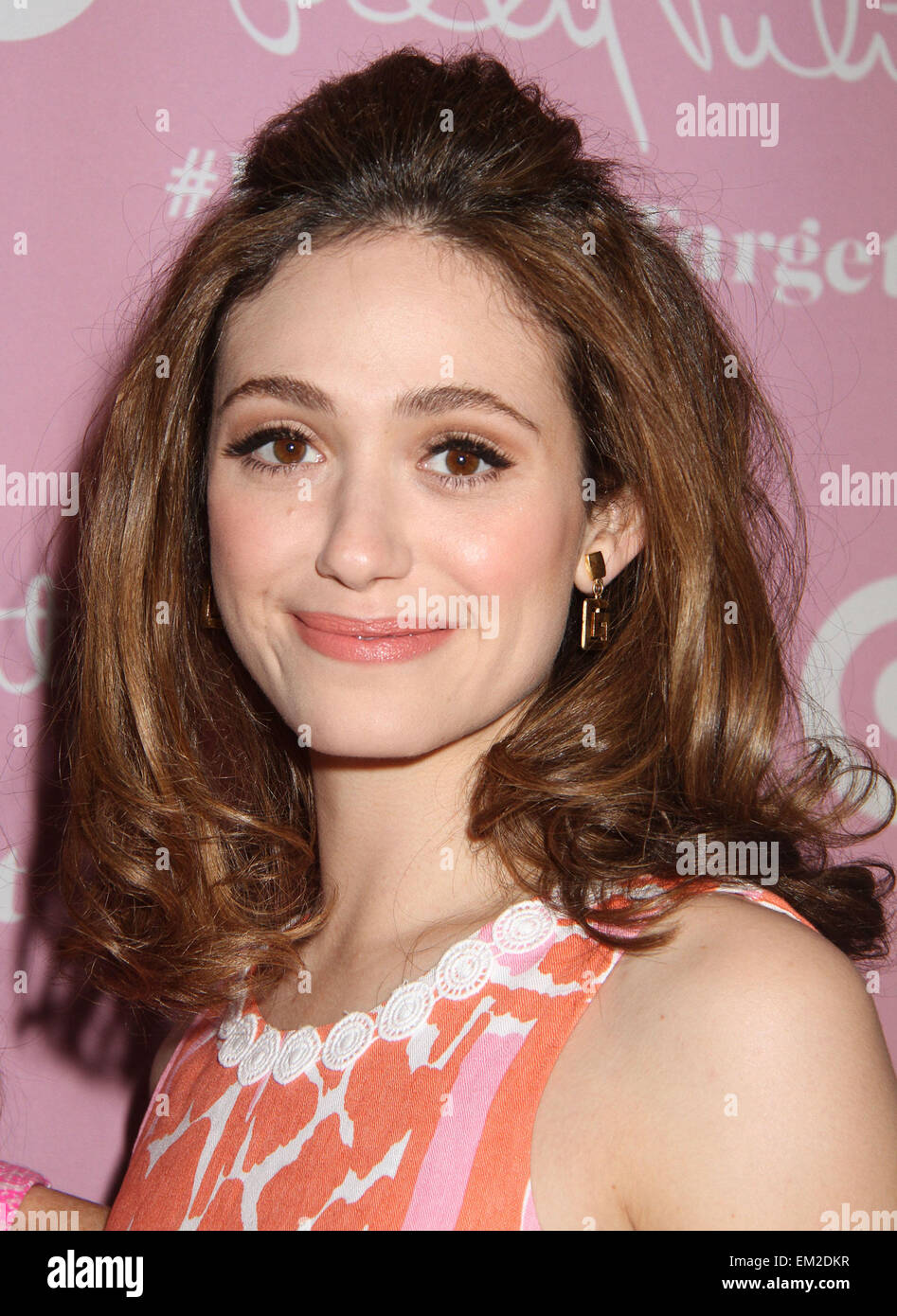 New York, USA. 15th Apr, 2015. Actress EMMY ROSSUM at the Lilly