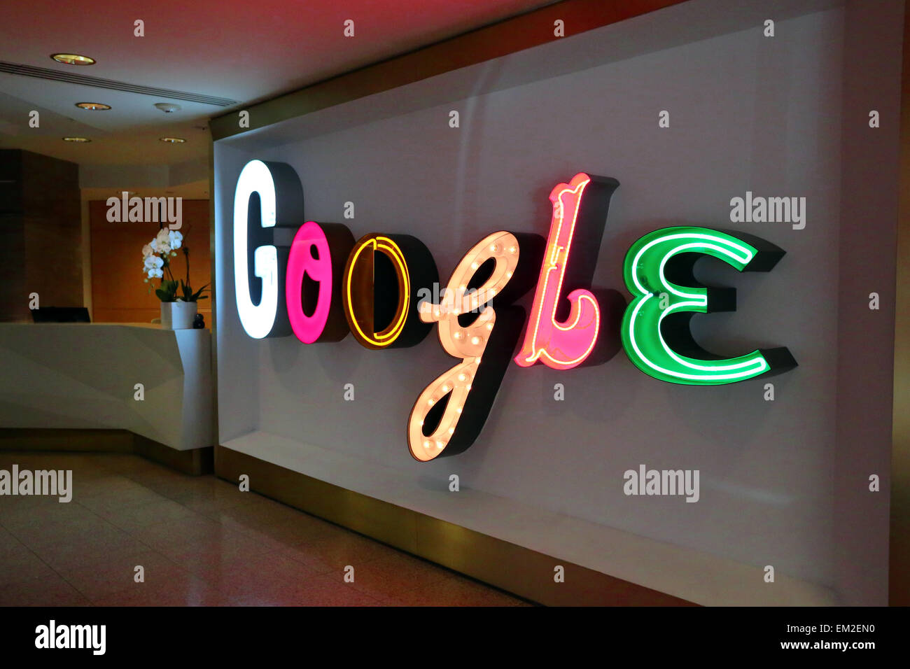 Google's NYC office Stock Photo