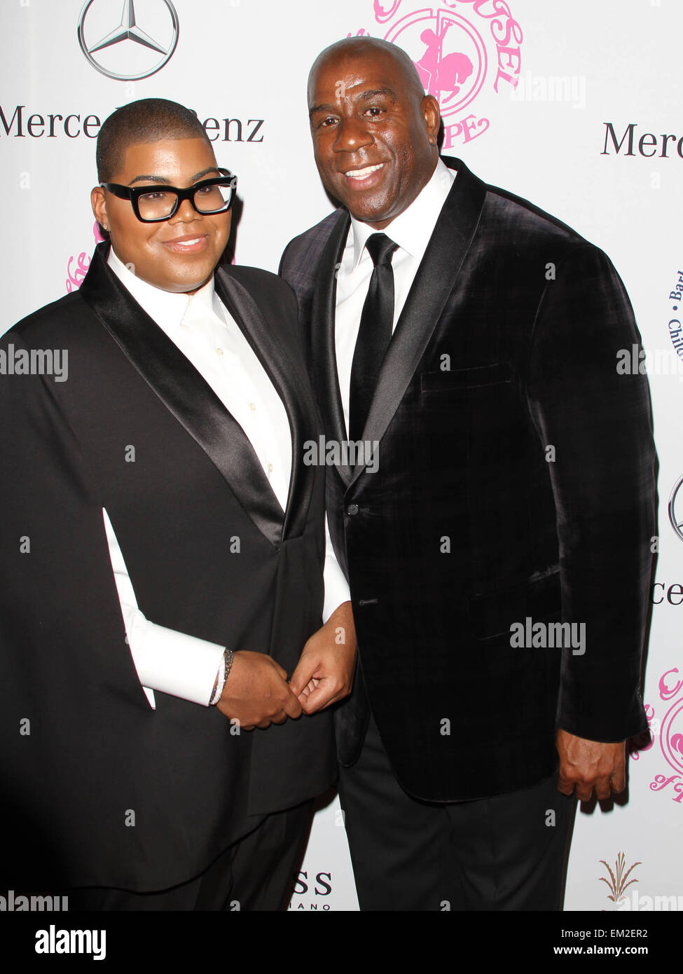 Magic johnson and earvin johnson iii hi-res stock photography and images -  Alamy