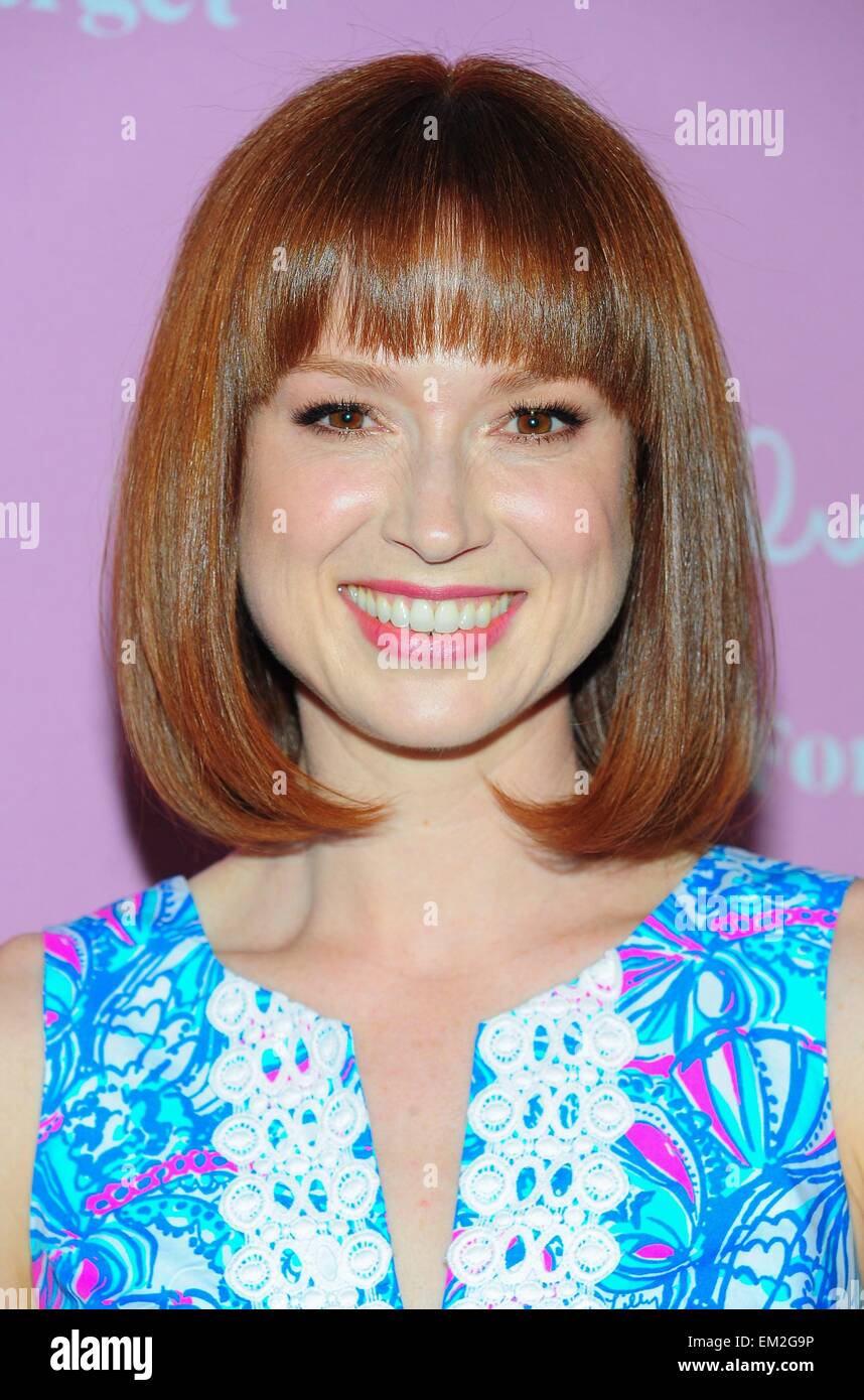 New York, NY, USA. 15th Apr, 2015. Ellie Kemper at arrivals for Lilly Pulitzer for Target Launch Party, Bryant Park Grill, New York, NY April 15, 2015. Credit:  Gregorio T. Binuya/Everett Collection/Alamy Live News Stock Photo