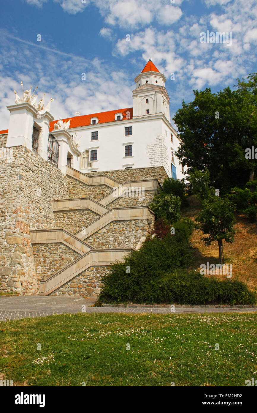 Bratislava Castle; Bratislava Slovakia Stock Photo