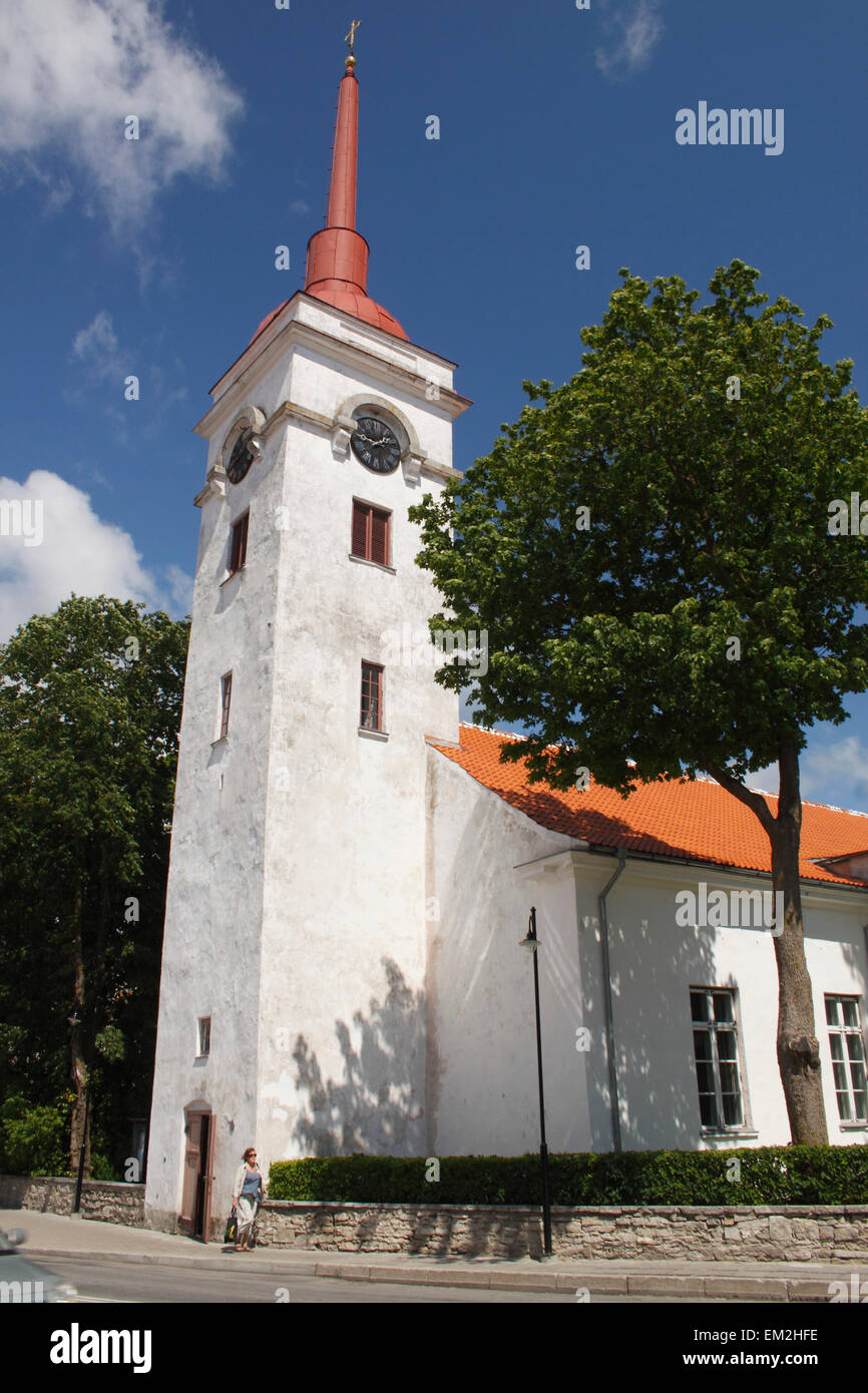 St. Laurence Church; Kuressaare Saaremaa Estonia Stock Photo