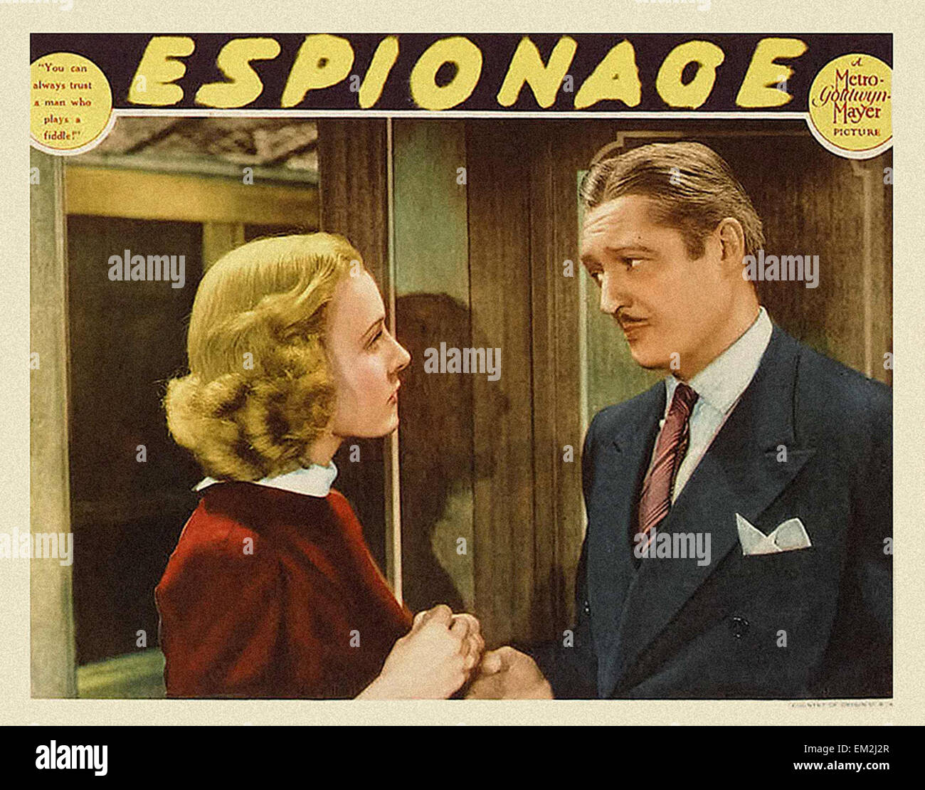 Espionage 1937 movie poster hi-res stock photography and images - Alamy