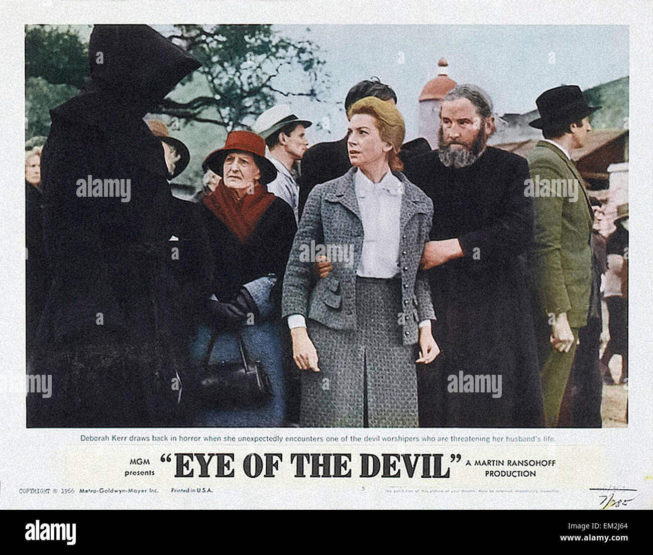 Eye of the Devil  - Movie Poster Stock Photo