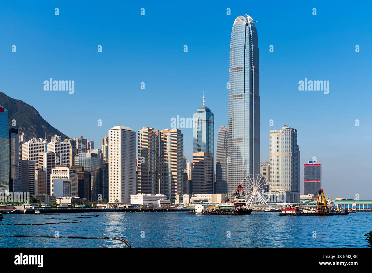 High rise buildings in Hong Kong Stock Photo - Alamy