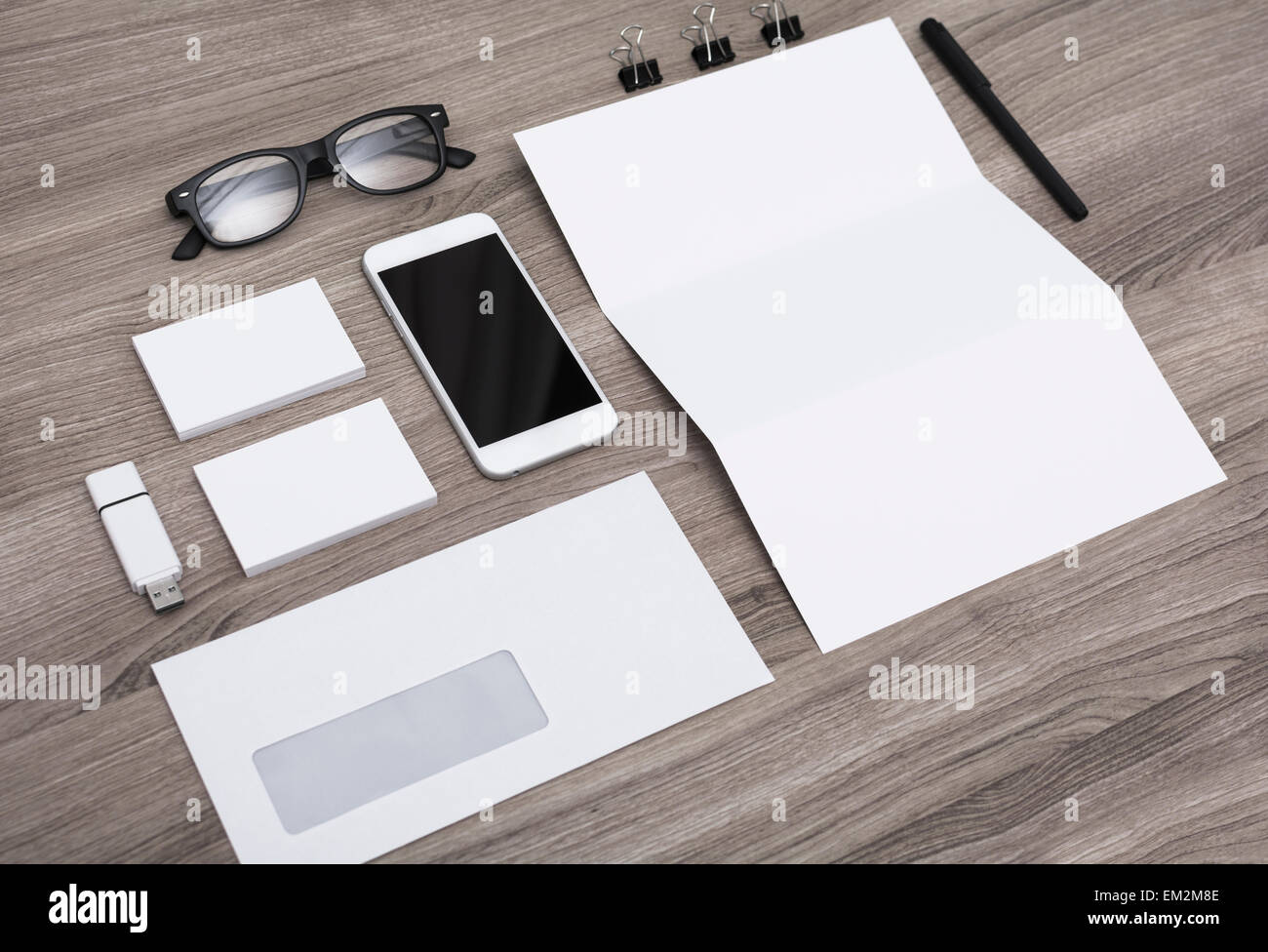 corporate identity design template. Stationary. Stock Photo