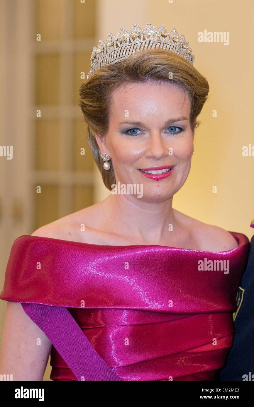 Queen mathilde belgium gala dinner hi-res stock photography and images ...