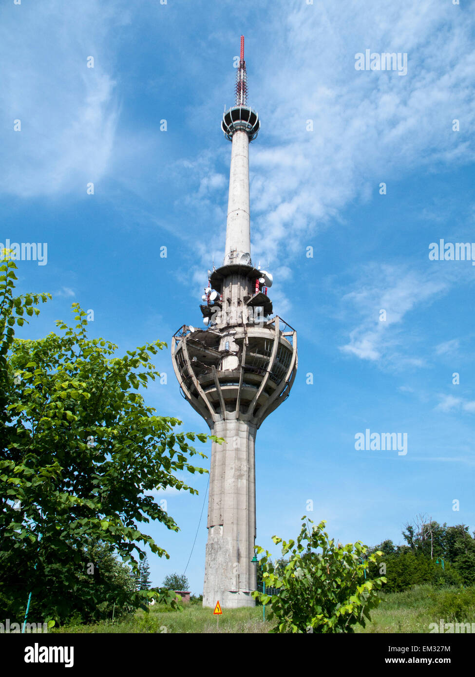 Crveni cot Tower in Novi Sad in Serbia Stock Photo - Alamy