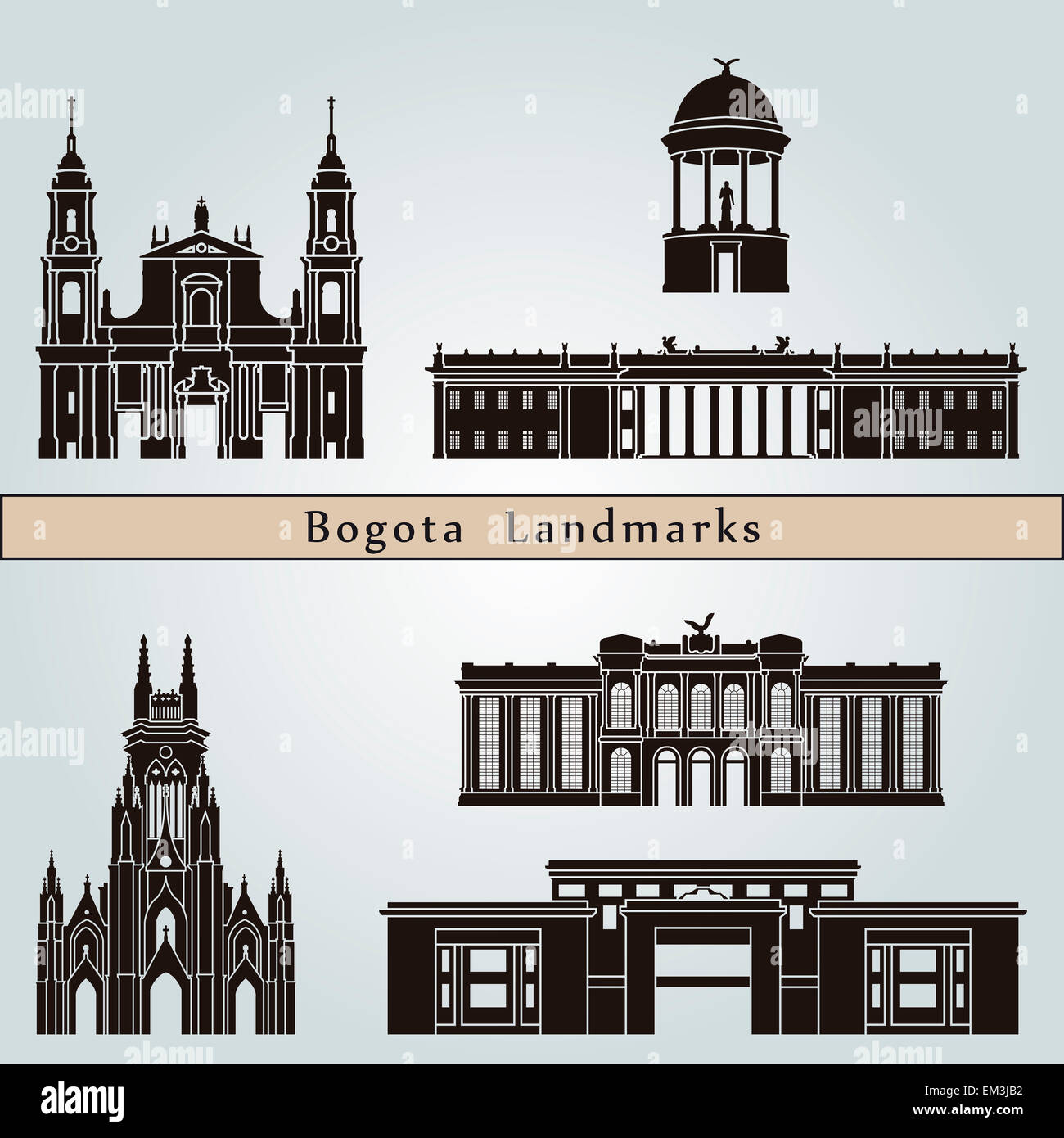 Bogota landmarks and monuments Stock Photo Alamy