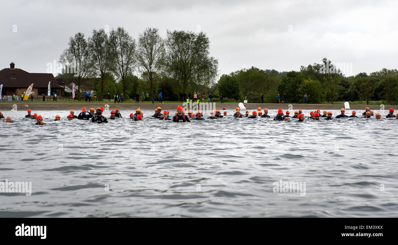 Monster Triathlon at Thorpe meadows in Peterborough Stock Photo Alamy