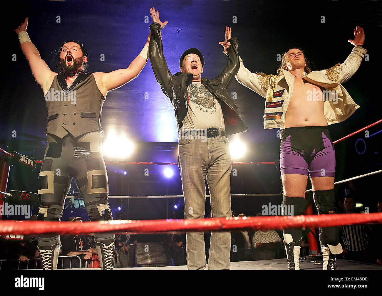 Insane Championship Wrestling (ICW) at Liverpool O2 Academy  Featuring: Atmosphere Where: Liverpool, United Kingdom When: 11 Oct 2014 Stock Photo