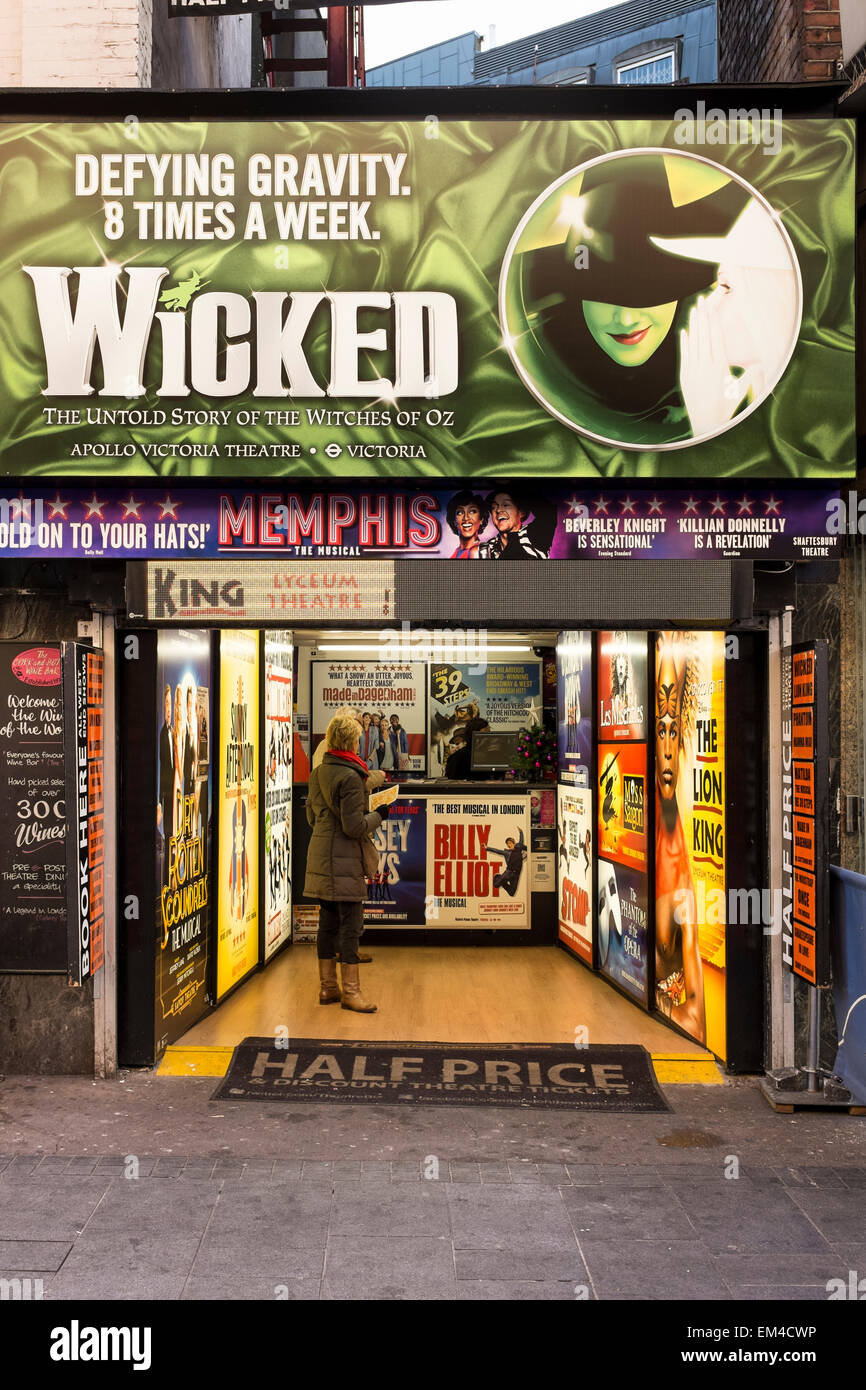 Leicester square ticket booth hires stock photography and images Alamy