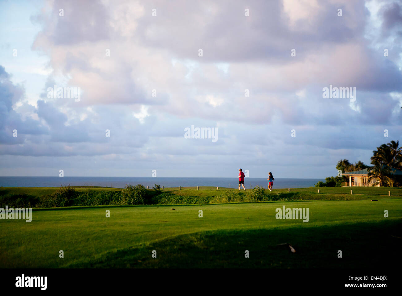 Two friends enjoying coastal view hi-res stock photography and images ...