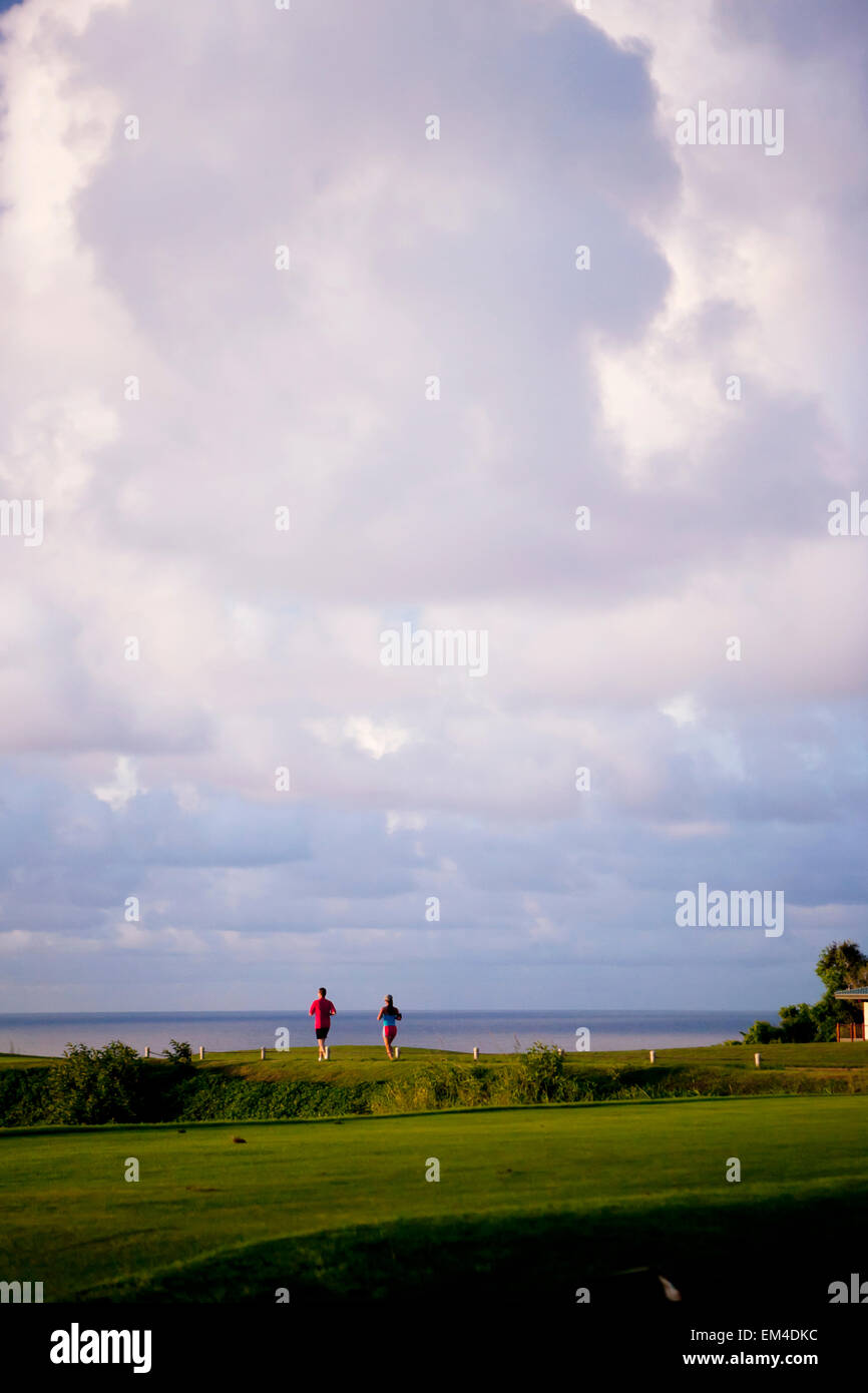Two friends enjoying coastal view hi-res stock photography and images ...