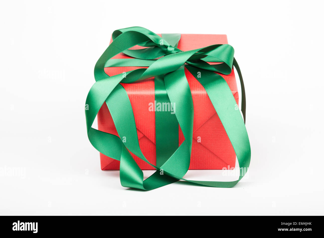 Christmas chaos with christmas present Stock Photo
