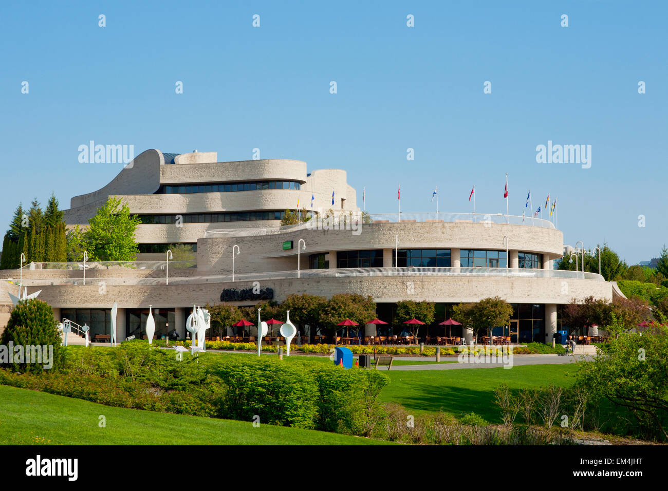 Canadian Museum Of Civilization; Hull Quebec Canada Stock Photo