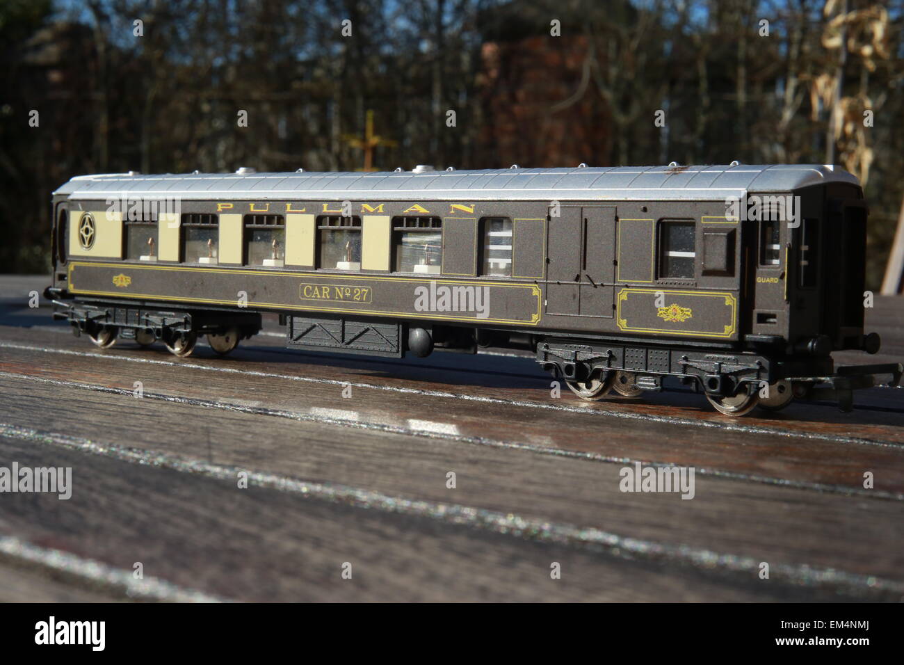 A series of images showing Model Railways, trains, locomotives, wagons, carriages from around the world in HO and OO gauge or Stock Photo