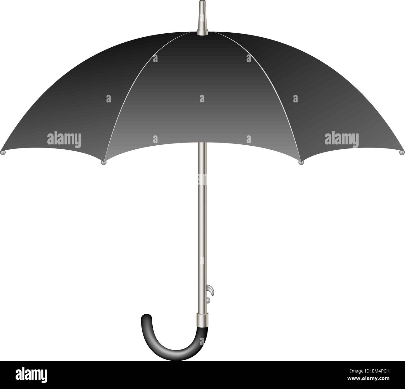 Umbrella in black design Stock Vector Image & Art - Alamy