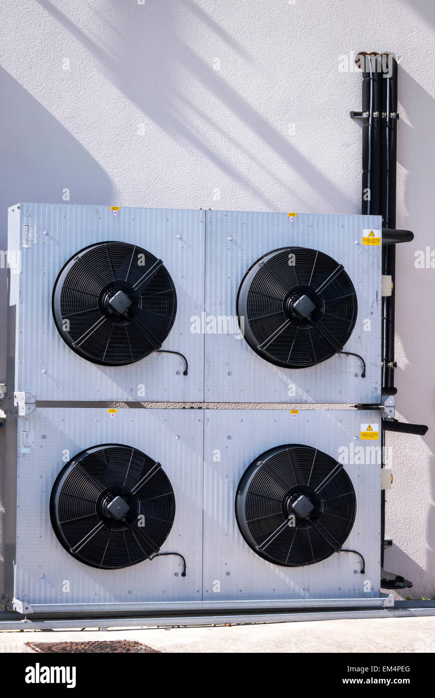 Air Conditioning fans Stock Photo Alamy