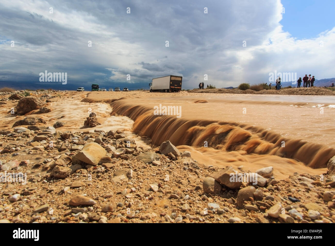 Washed Out Road; Jordan Valley Israel Stock Photo Alamy