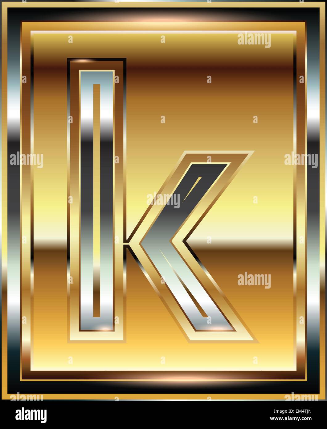 Golden letter k hi-res stock photography and images - Page 2 - Alamy