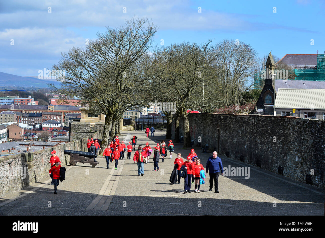 Londonderry, Northern Ireland. 16th April, 2015. UK weather Sunny