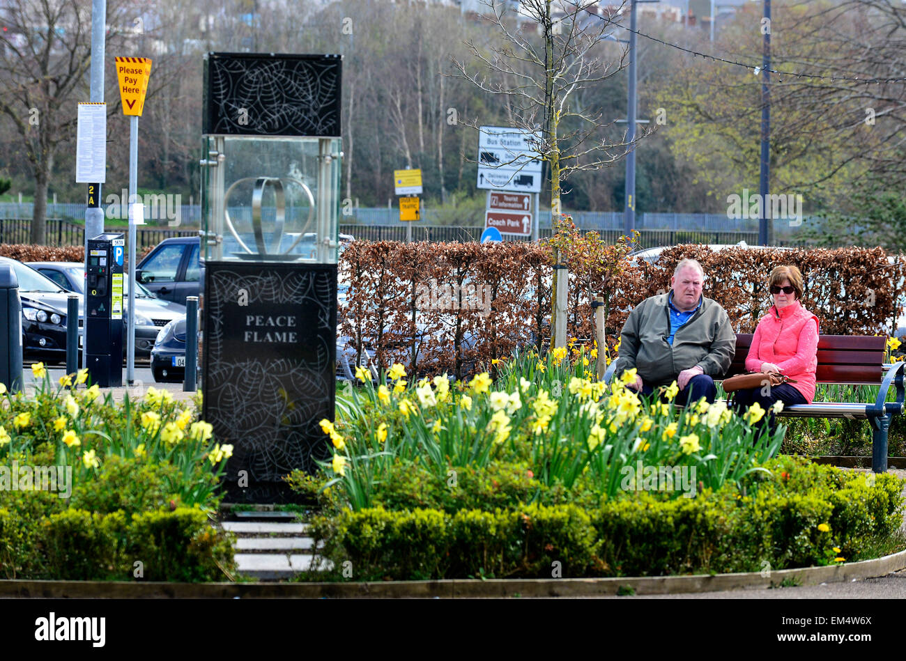 Londonderry, Northern Ireland. 16th April, 2015. UK weather Sunny