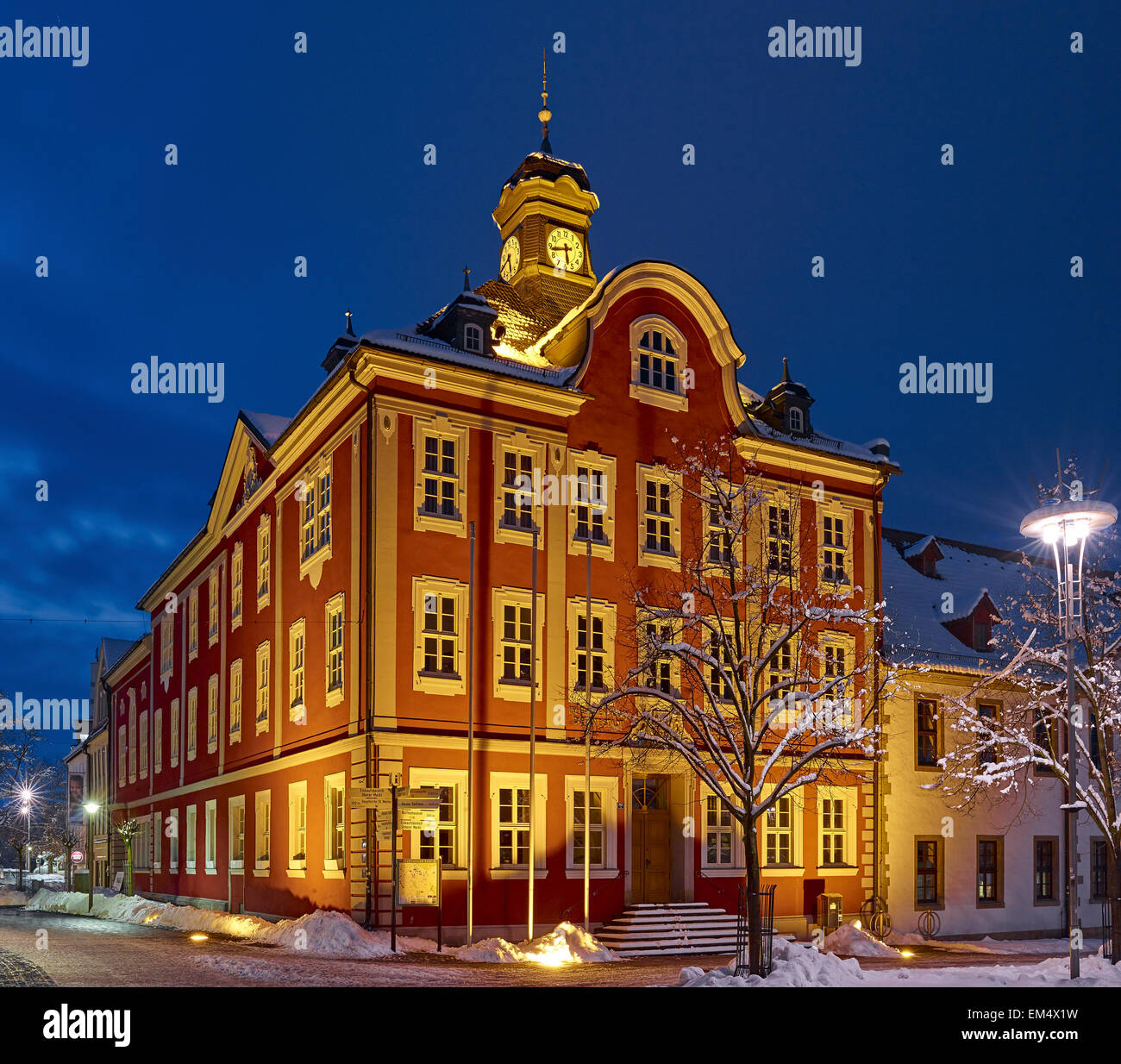 Town Hall in Suhl, Thuringia, Germany Stock Photo Alamy