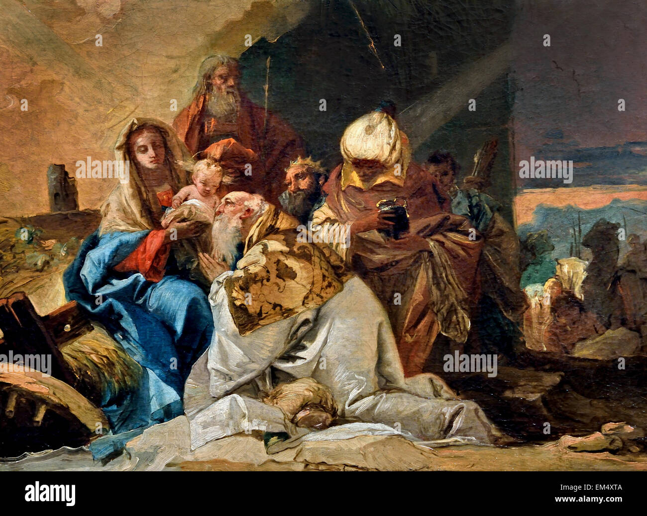 The Adoration of the Magi 1753 by Giovanni Domenico Tiepolo Italian ...