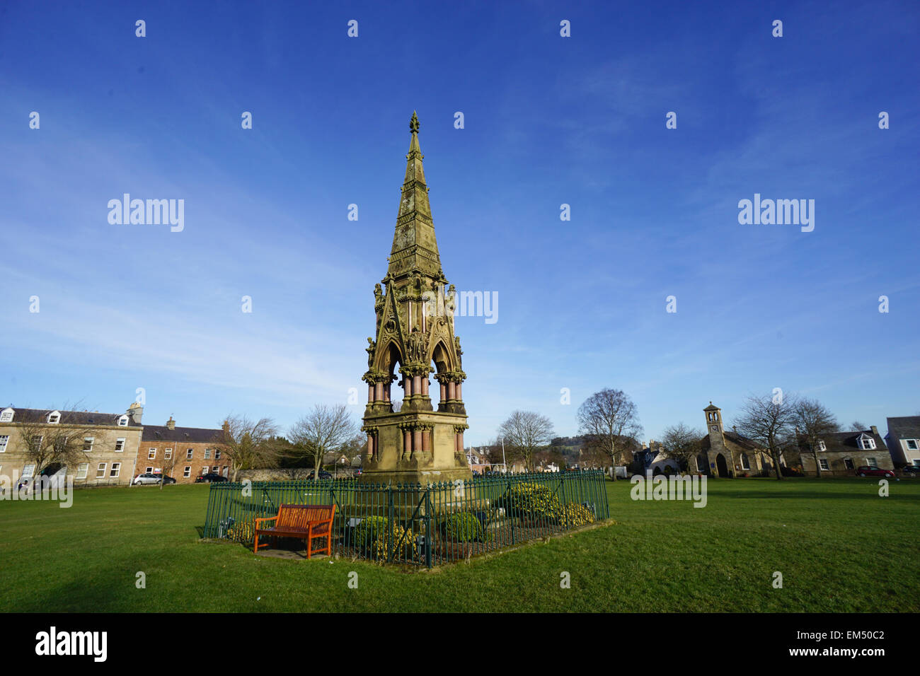Leyden Monument, The Green, Denholm Stock Photo Alamy