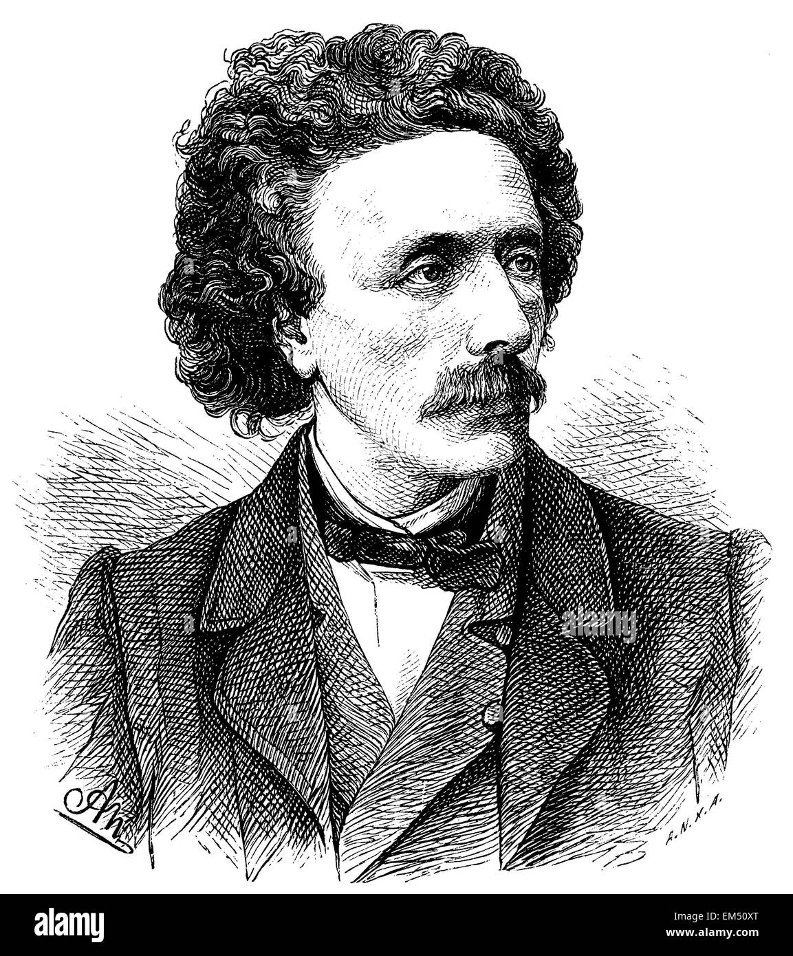 Konrad Knoll (born September 9, 1829 ) Stock Photo