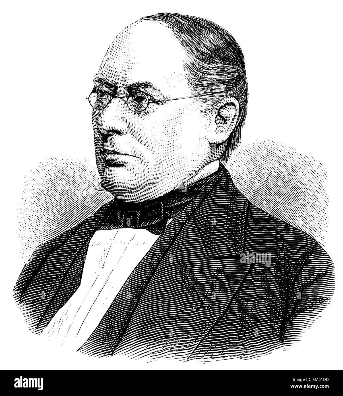Gerhard Adolf Wilhelm Leonhardt (1815-1880) Stock Photo