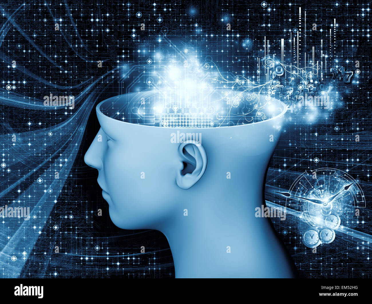 Numbers of the Mind Stock Photo - Alamy