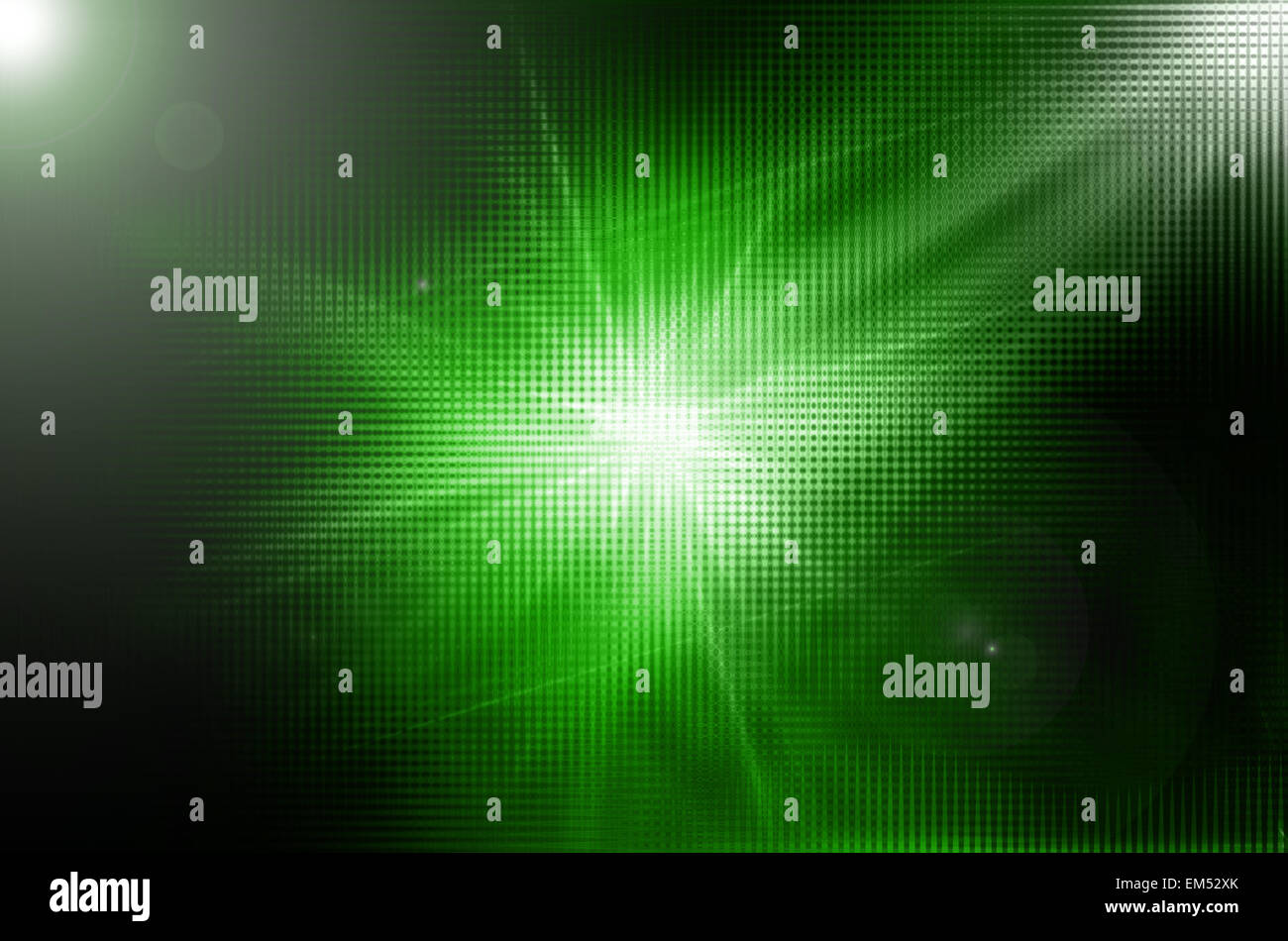 abstract green futuristic stripe background design with lights Stock ...