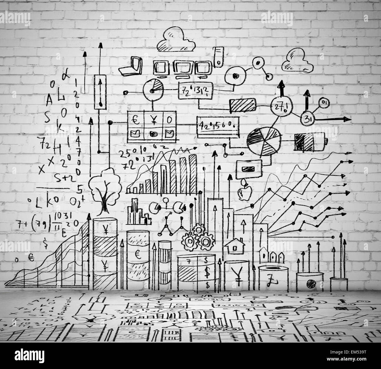 Business Ideas Sketch Stock Photo Alamy